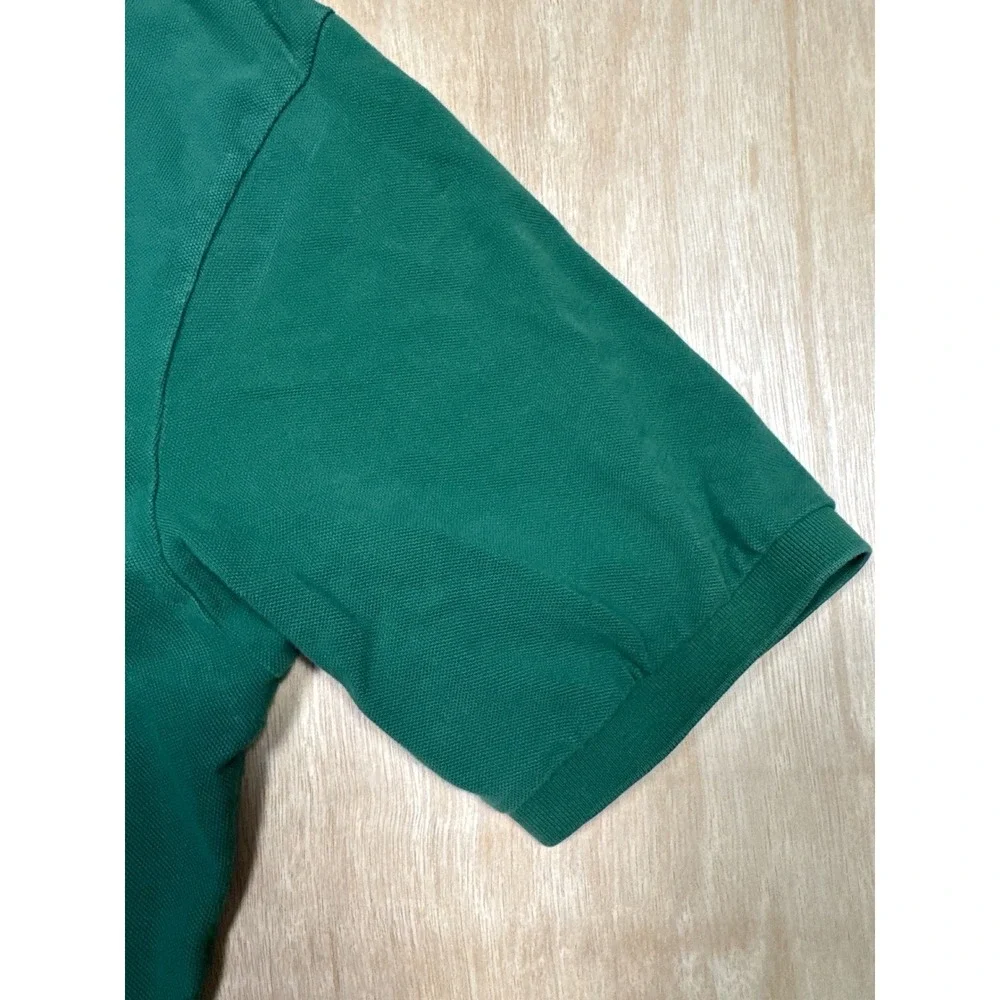 Polo Ralph Lauren Men's Green Classic Fit Polo Shirt Red Pony Logo Size M